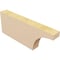 Ekena Millwork 2in. W x 6in. H x 16in. L Huntington Woodgrain TimberThane Rafter Tail, Primed Tan RFTUR02X06X16HUNRCPR - alternate 3